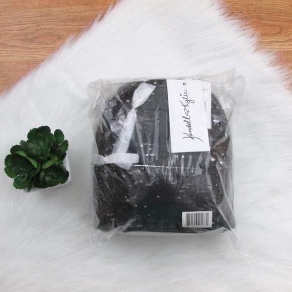 Kendall + Kylie Sequined Mini Backpack Bag - Picture 7 of 8